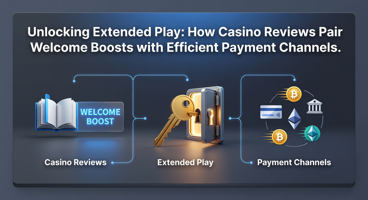 Darstellung eines Spielers, der mit Willkommensbonus und schneller Zahlung verlängertes Spielen genießt, umgeben von Slot-Maschinen und digitalen Zahlungssymbolen